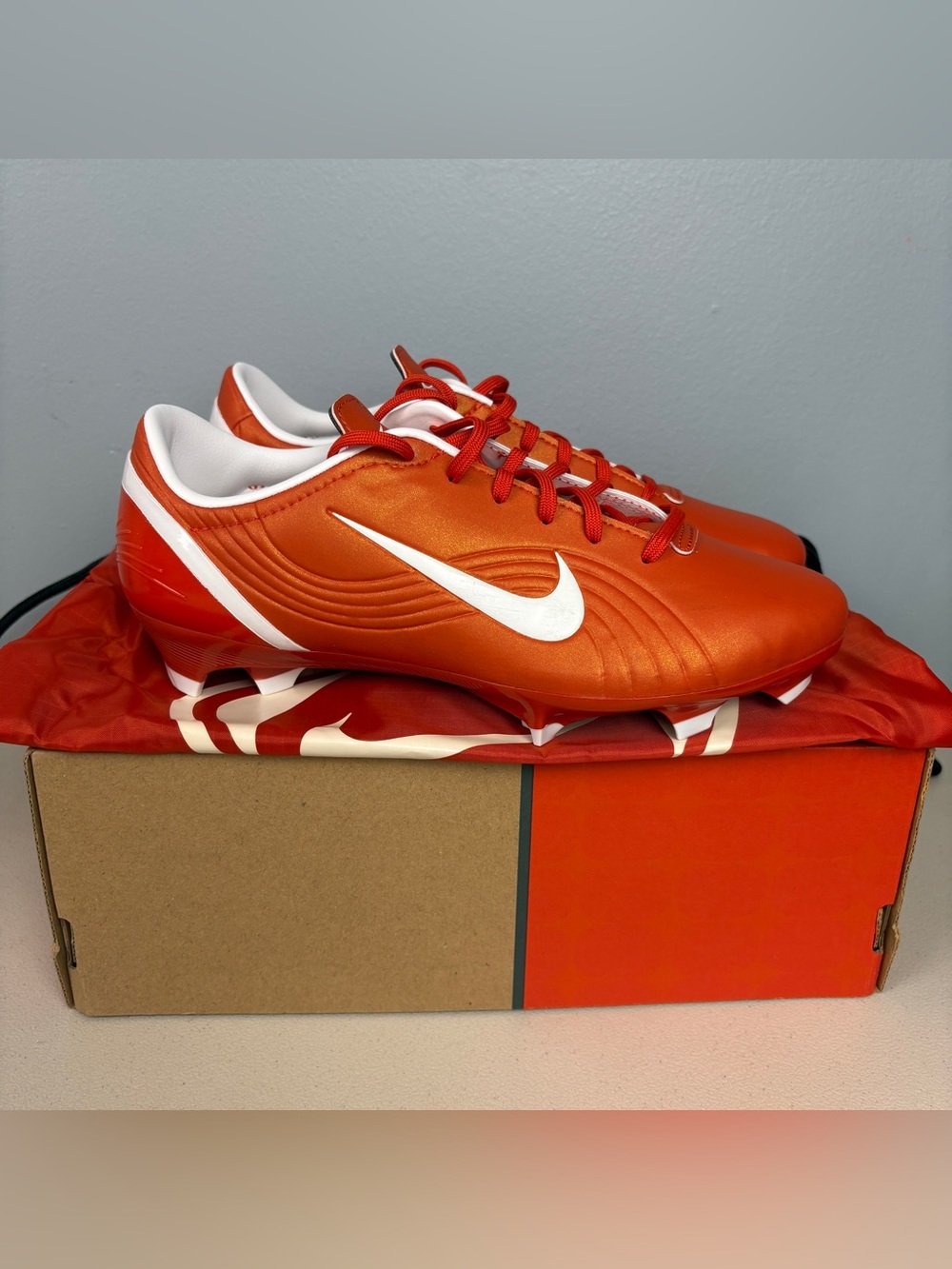 Nike Zoom Mercurial Vapor 1 RGN SE Shock Orange HV0888-800 Men 6.5/ Women 8 CR7